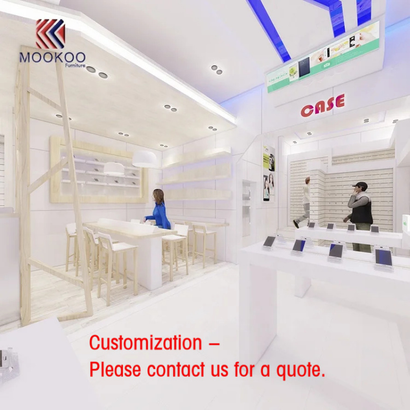 Phone Accessories Rack Display - custom.3D Design Mobile Phone Shop Display