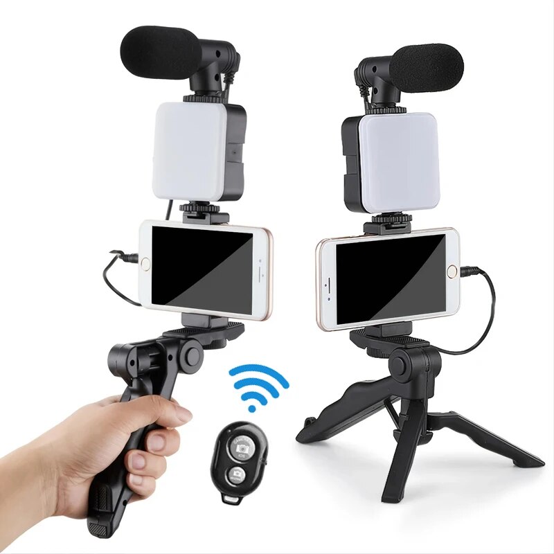 Smartphone Vlogging Kit With T - Youtube Phone Accessories ulasan dan harga