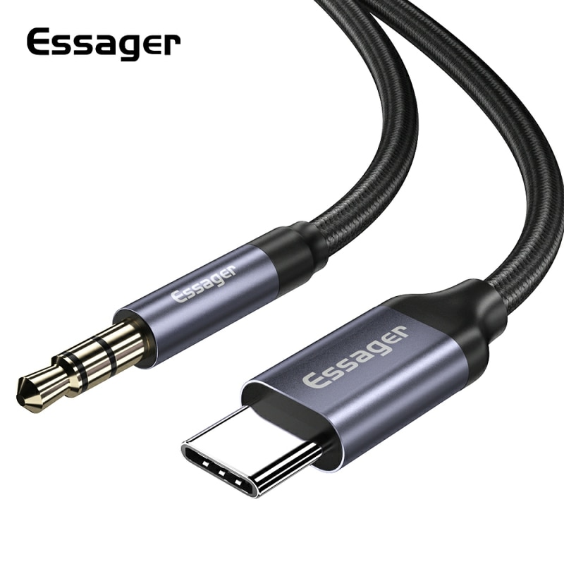 Essager Usb C To 3.5mm Aux Jac - Earphone Splitter Jack ulasan dan harga