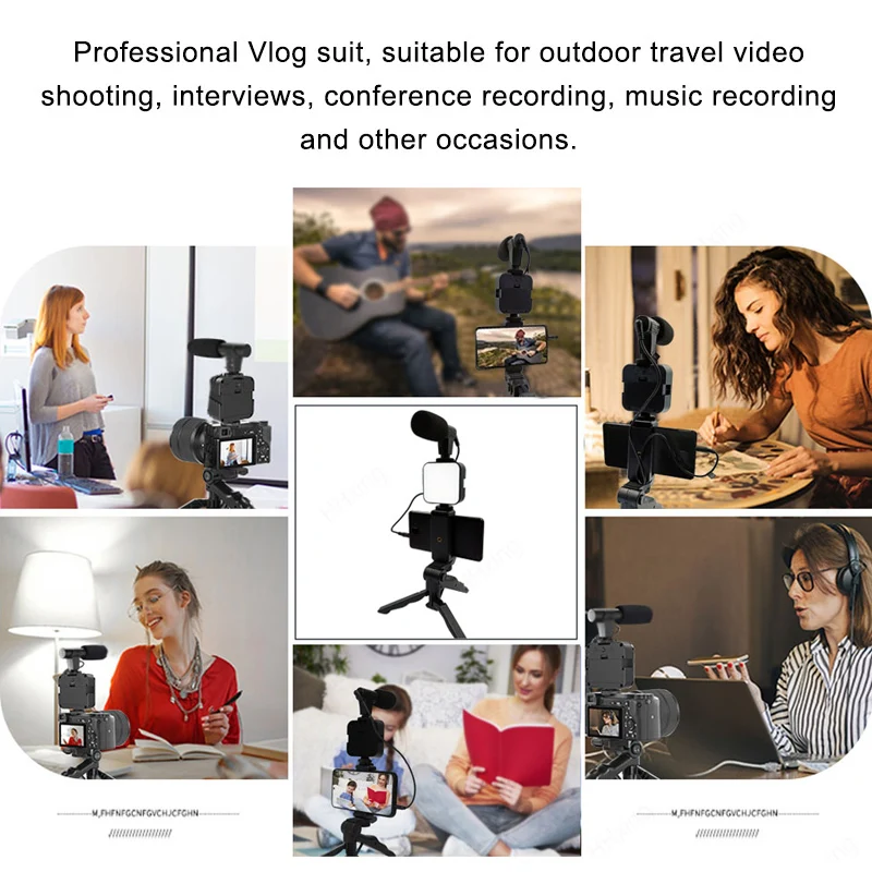 Smartphone Vlogging Kit With T - Youtube Phone Accessories ulasan dan harga