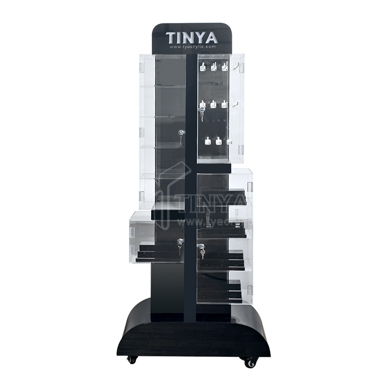 custom.Retail Store Display Ra - Phone Accessories Rack Display ulasan dan harga