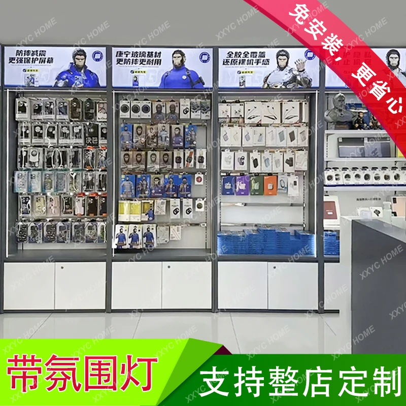 A Mobile phone accessories cab - Phone Accessories Rack Display ulasan dan harga
