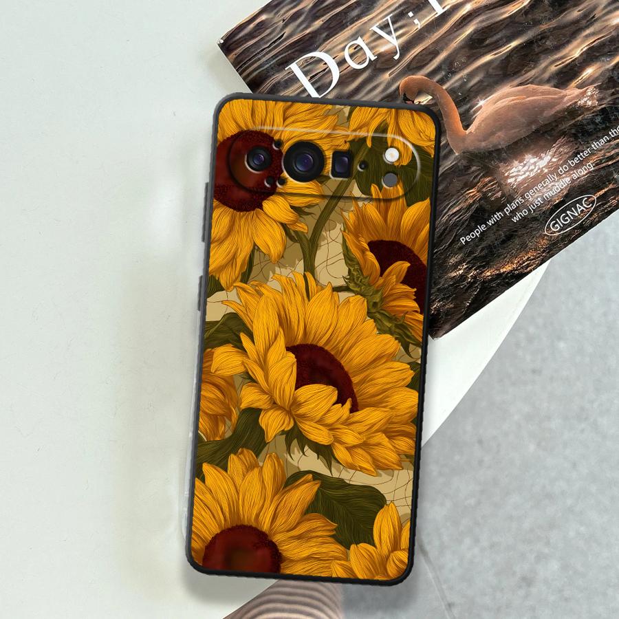 Sunflower Sea Funda Phone Cove - Google Pixel 8A ulasan dan harga