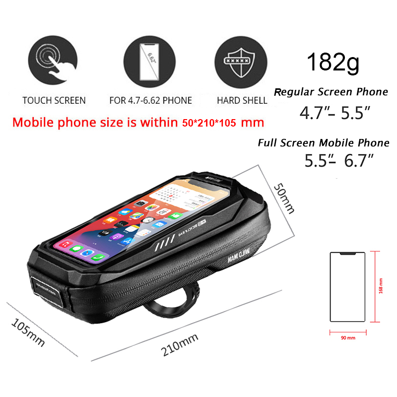 WILD MAN Rainproof Bicycle Fro - Youtube Phone Accessories ulasan dan harga
