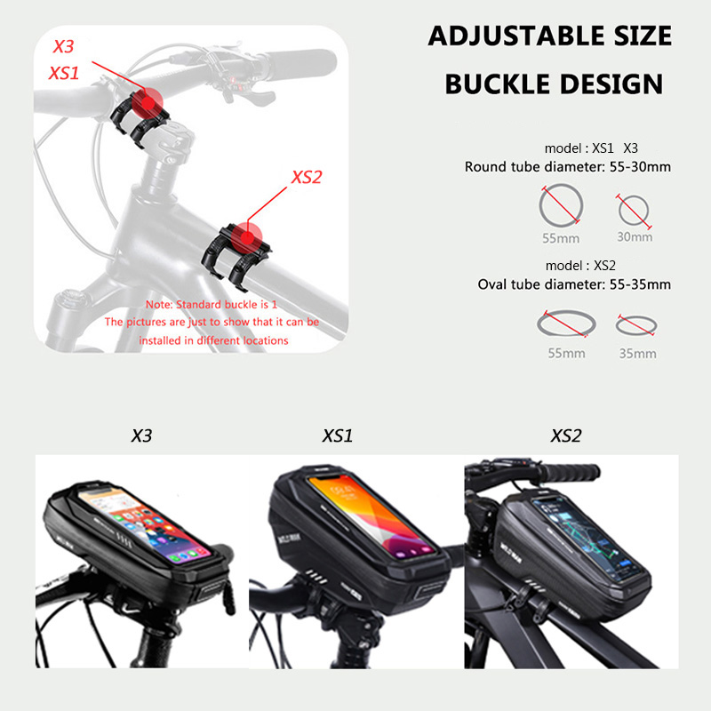 WILD MAN Rainproof Bicycle Fro - Youtube Phone Accessories ulasan dan harga