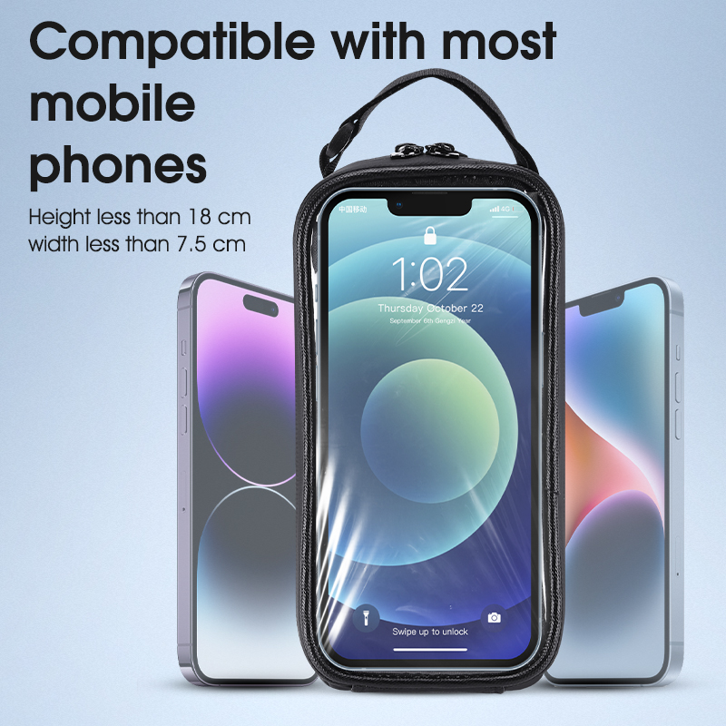 WEST BIKING Bicycle Frame Bag  - Youtube Phone Accessories ulasan dan harga