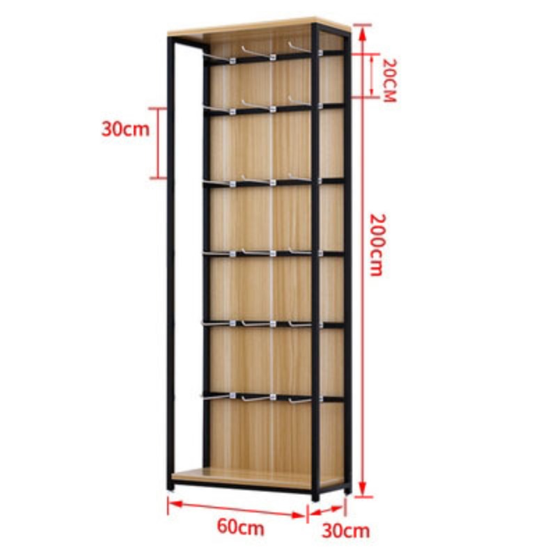 Supermarket shelf display cabi - Phone Accessories Rack Display ulasan dan harga
