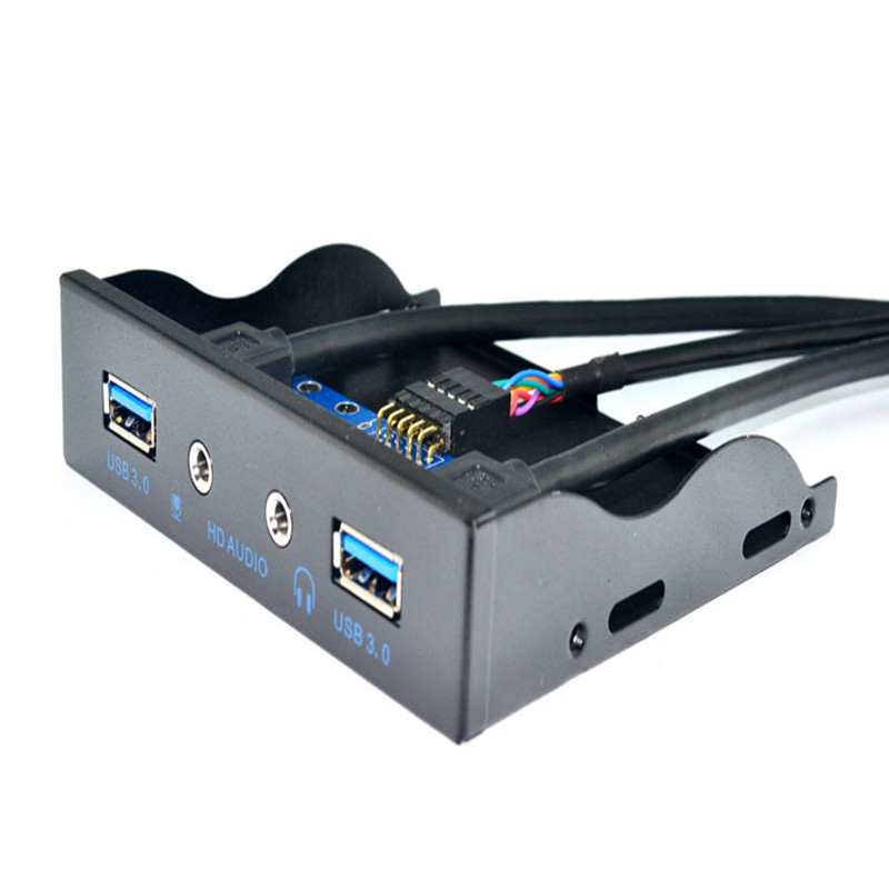 2 Port USB 3.0 Hub Splitter HD - Earphone Splitter Jack ulasan dan harga