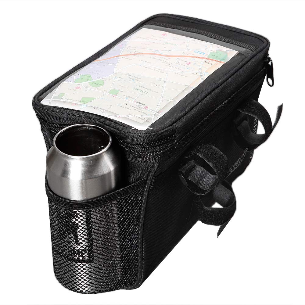 Bicycle Front Handlebar Bag Ou - Youtube Phone Accessories ulasan dan harga