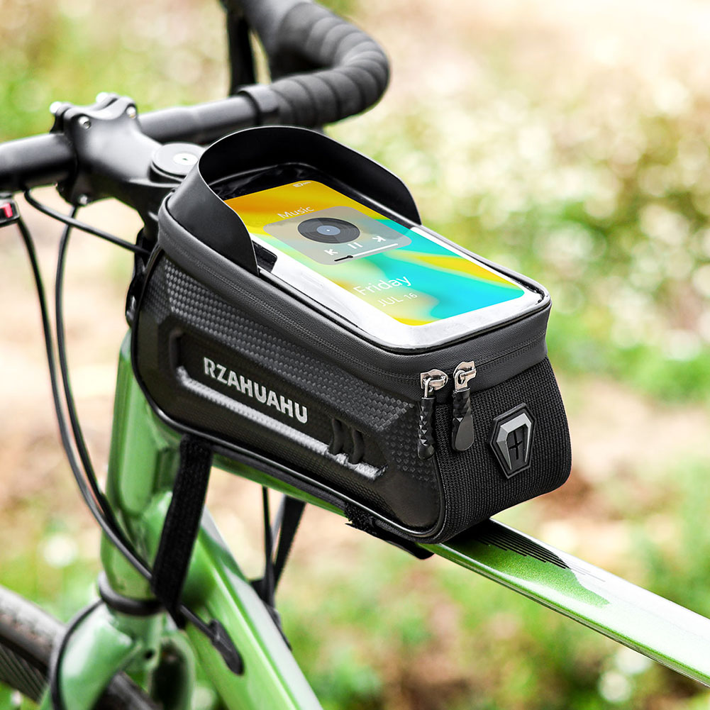 Bicycle Phone Front Frame Bag  - Youtube Phone Accessories ulasan dan harga