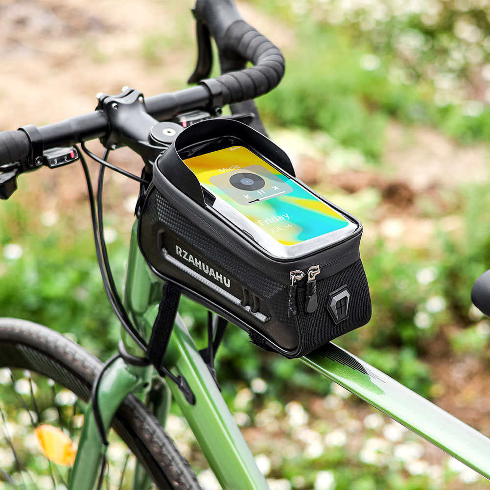Bicycle Phone Front Frame Bag  - Youtube Phone Accessories ulasan dan harga