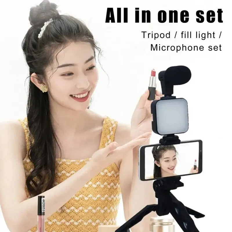 Smartphone Vlogging Kit With T - Youtube Phone Accessories ulasan dan harga