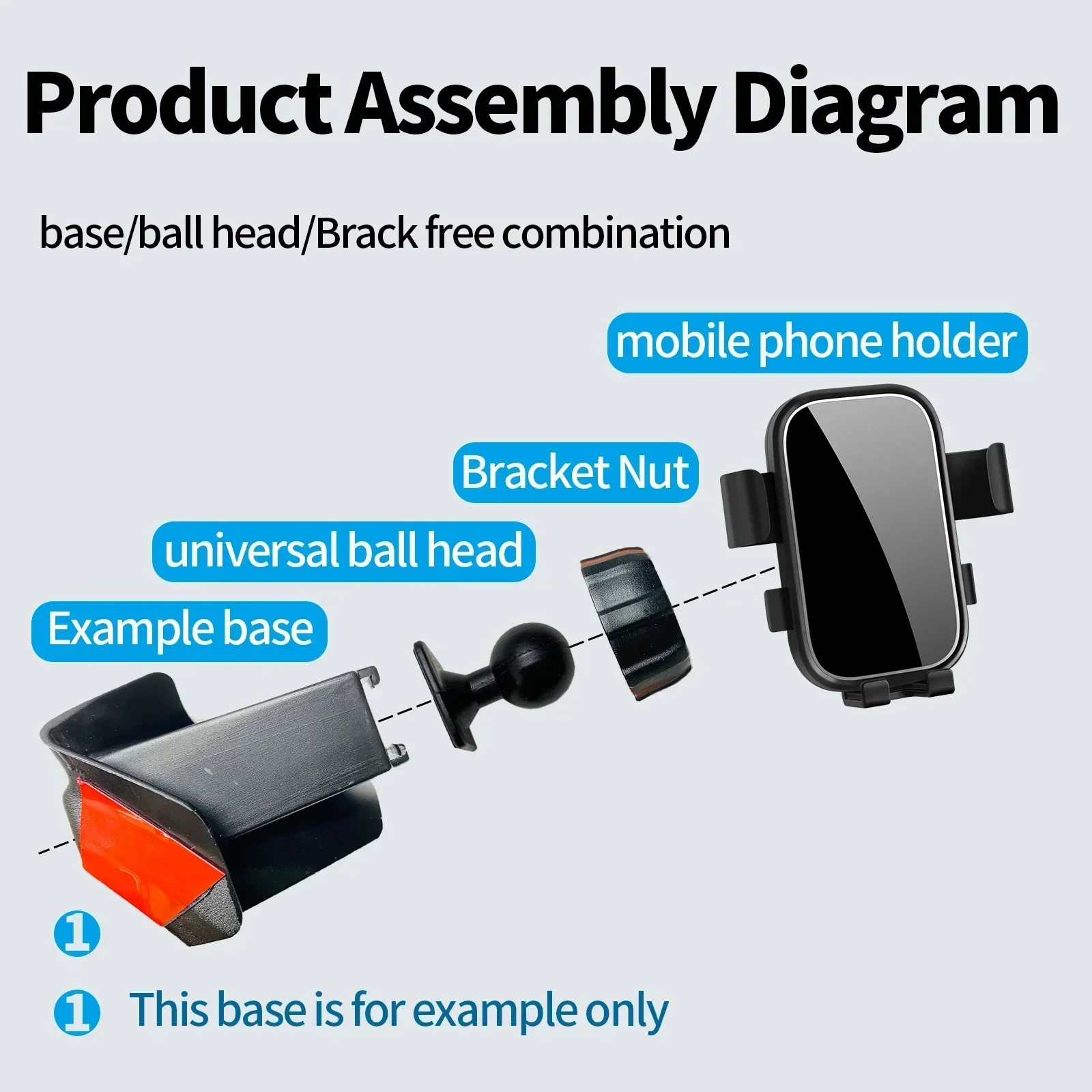 Car Mobile Phone Holder for Ch - Qq Phone Accessories ulasan dan harga