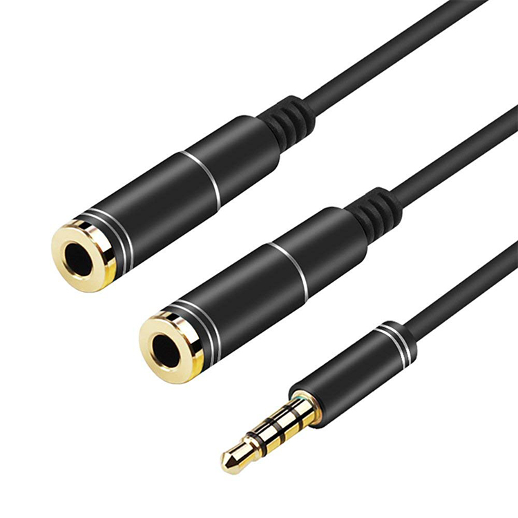 3.5mm Mic Y Mobile Audio Split - Earphone Splitter Jack ulasan dan harga