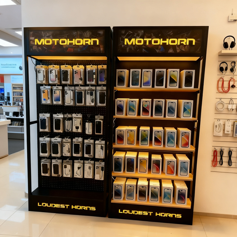 custom.Mingtang Mobile Shop Co - Phone Accessories Rack Display ulasan dan harga