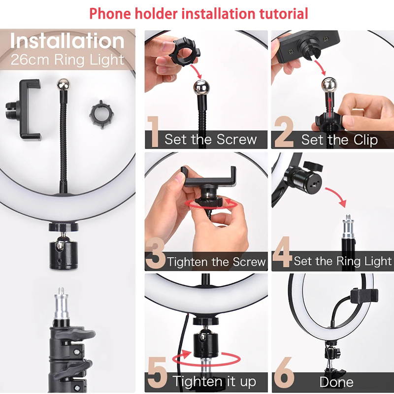16cm 26cm 33cm LED Ring Lights - Youtube Phone Accessories ulasan dan harga