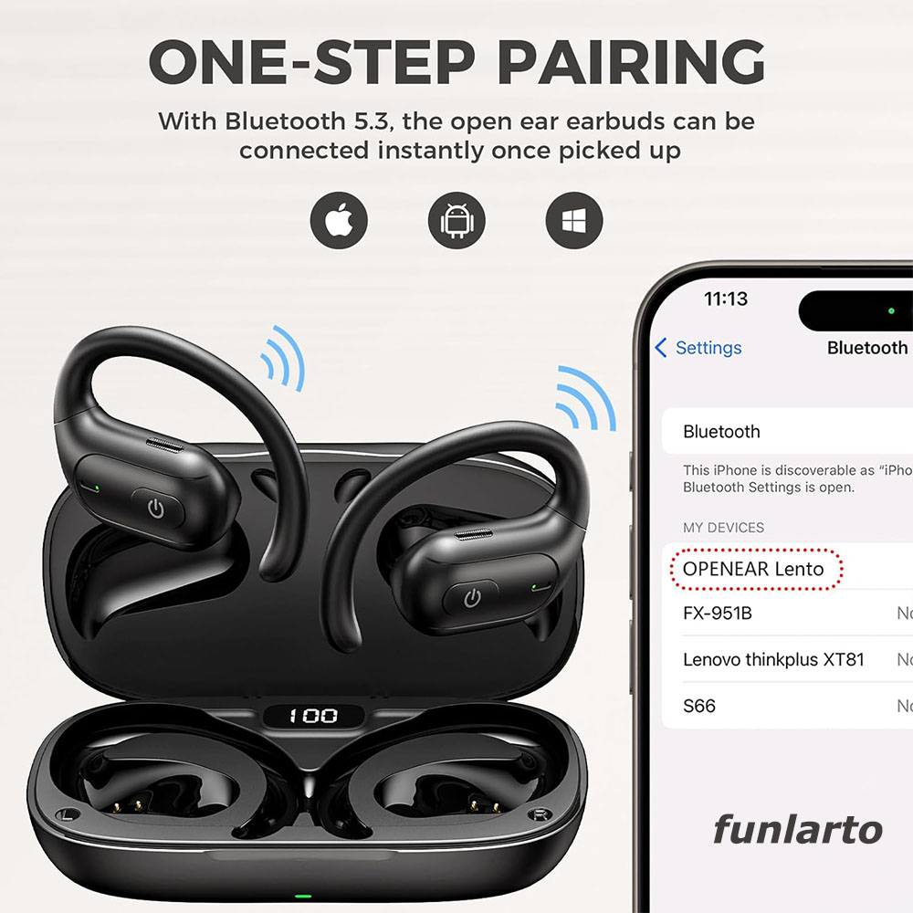 Open-Ear Wireless Running Head - Phone Accessories Amazon ulasan dan harga