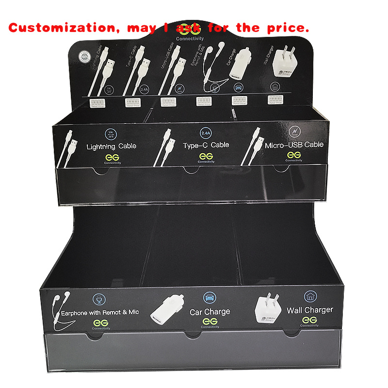 custom.Tinya Modern USB Cables - Phone Accessories Rack Display ulasan dan harga